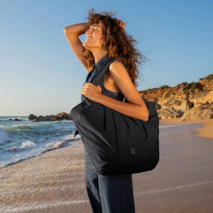 GOTBAG. PLEAT Tote bag black